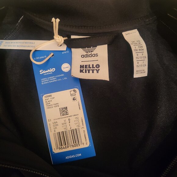 Adidas Kids,  Hello Kitty track jacket, brand new 11-12 yrs(M) - Picture 3 of 3